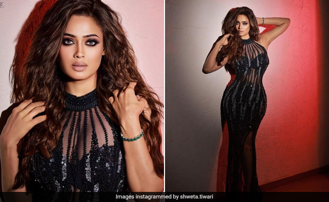 Shweta Tiwari's Dazzling Black Dress Is Our Shimmering Start To The Week