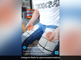 Viral: Man Creates Jeans Inbuilt With Towel To Wipe Off Hands While Eating, Internet Calls It A Genius Idea