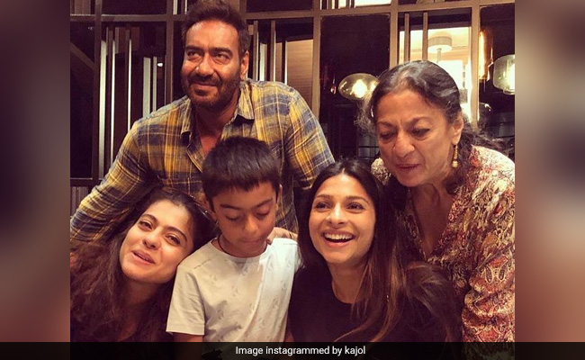 Kajol And Ajay Devgn's Fam-Jam With Tanuja, Tanishaa And Yug