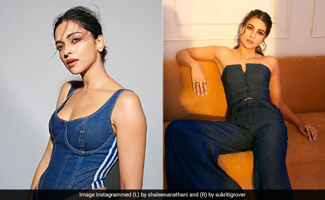 From Deepika Padukone To Kriti Sanon, These Celebrities Are Acing Double Denim Dressing Like A Pro