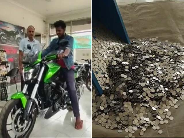 Tamil Nadu Man Uses 1-Rupee Coins To Pay For His Dream Bike, Worth Rs 2.6 Lakh