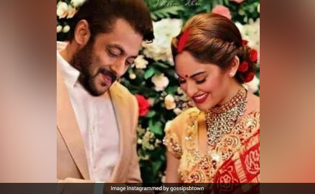 "Are You So Dumb?:" Sonakshi Sinha Reacts To Viral Photoshopped Wedding Pic With Salman Khan