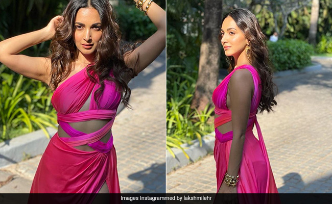 Kiara Advani's Love Letter To Spring Begins With A Striking Pink Cutout Gown