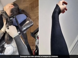 TATTOO के चक्कर में महिला ने हाथों पर बनवा लिया ऐसा अजीबोगरीब डिजाइन, VIDEO देख घूम जाएगा सिर TATTOO के चक्कर में महिला ने हाथों पर बनवा लिया ऐसा अजीबोगरीब डिजाइन, VIDEO देख घूम जाएगा सिर