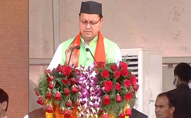 Uttarakhand Chief Minister Allots Ministries, Keeps 24 Portfolios Himself