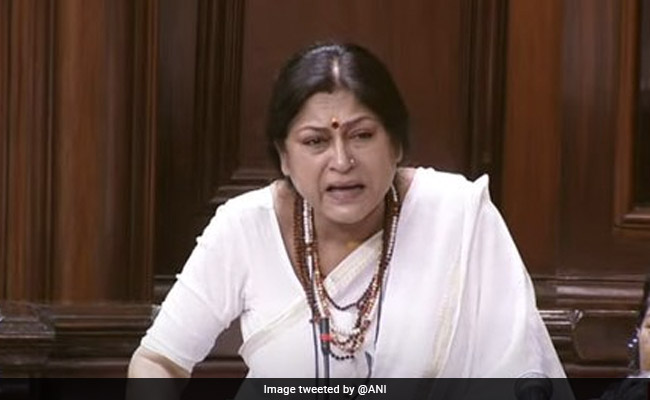 BJP's Roopa Ganguly Breaks Down In Parliament Over Bengal Killings