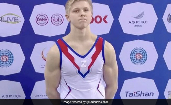 Russian Gymnast�s Ukraine Invasion Symbol Blasted As