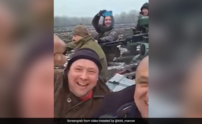 "We Did It": Ukrainians Take Captured Russian Tank On Joyride