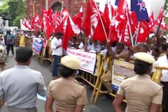 Trade Unions' Nationwide Strike Against Government Policies Enters Day 2 Trade Unions' Nationwide Strike Against Government Policies Enters Day 2
