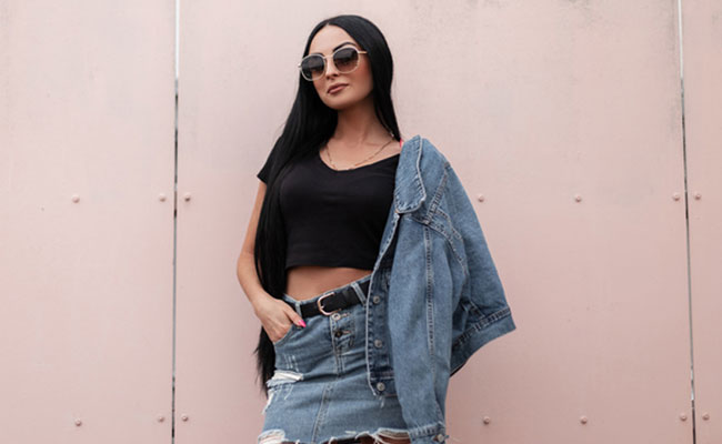 Sail In Utmost Comfort All Day Long With These Denim Skirts