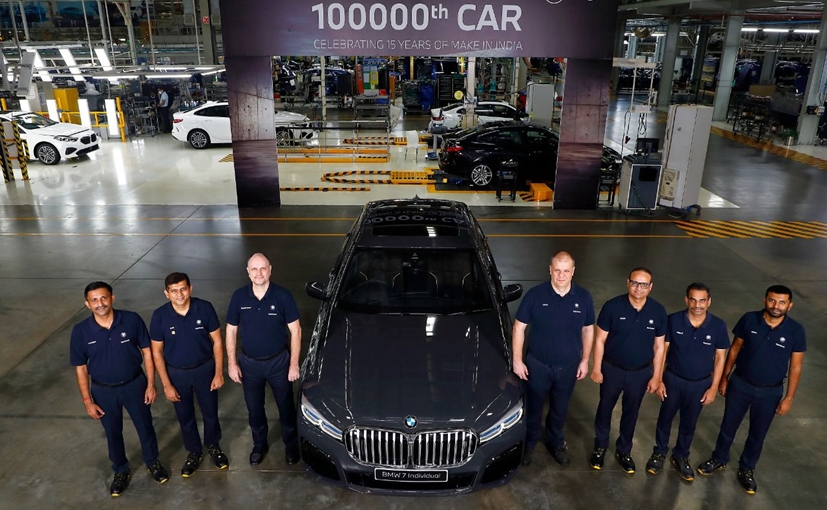 BMW Rolls Out 1,00,000th Made-In-India Car From Its Chennai Plant