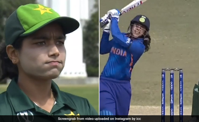 स्मृति मंधाना के SIX का VIDEO वायरल,  देखिए शॉट के बाद इस पाकिस्तानी खिलाड़ी का रिएक्शन