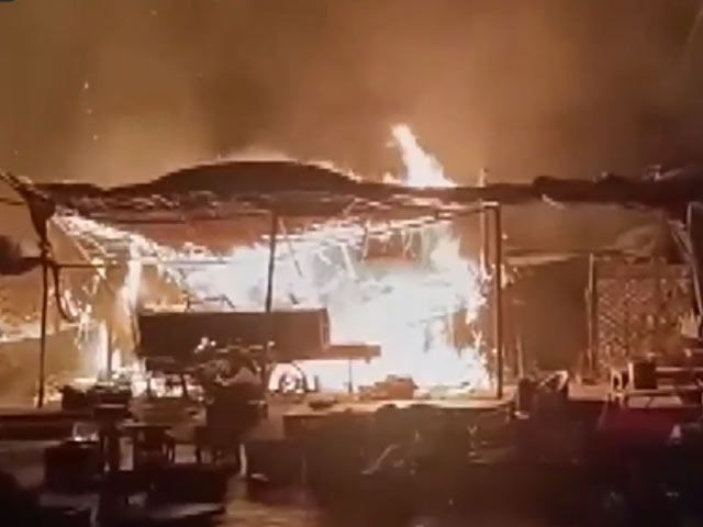 Fire Breaks Out In Grain Wholesale Market In Lucknow