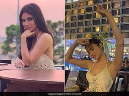 Mouni Roy's Crochet Crop Top Is Worth Adding To Our Summer Wardrobe Mouni Roy's Crochet Crop Top Is Worth Adding To Our Summer Wardrobe
