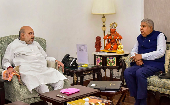 West Bengal Governor Meets Amit Shah In Delhi Amid Birbhum Violence Row