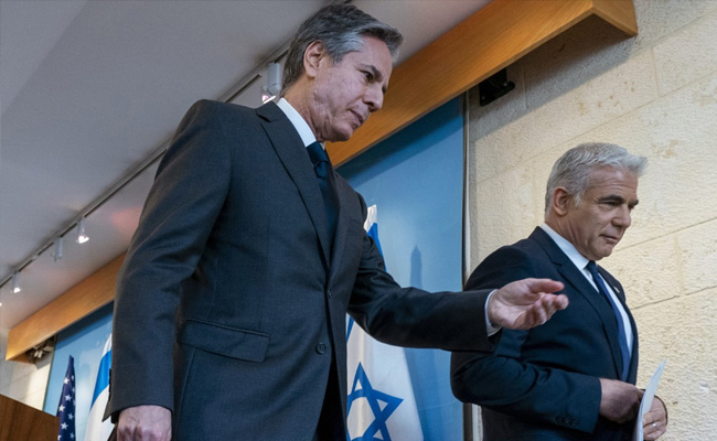 US Secretary of State Antony Blinken Will Test For Covid After Having Met Israeli PM