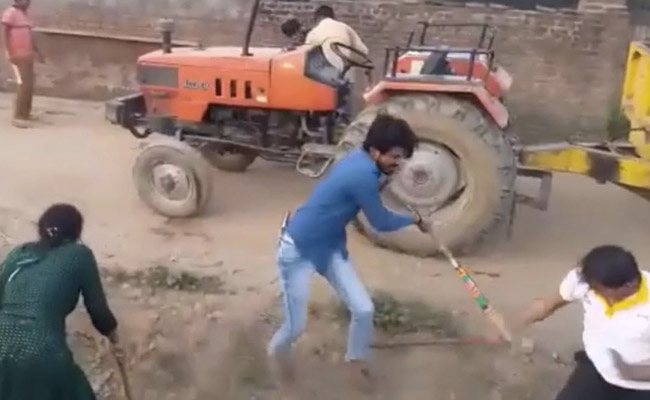 On Camera, 2 Noida Families Fight With Hockey Sticks Over Land Dispute