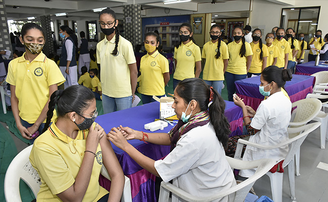 Over 3 Crore Covid Vaccine Doses Administered To 12-14 Age Group: Centre
