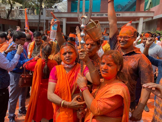 At BJP Lucknow Office, Women Supporters Say Expected Big Win - NDTV Reporter Diaries