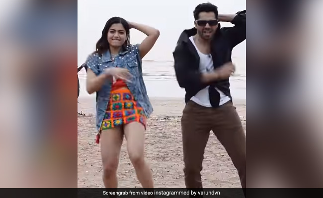 Trending: Varun Dhawan And Rashmika Mandanna Dancing To <i>Halamithi Habibo</i>