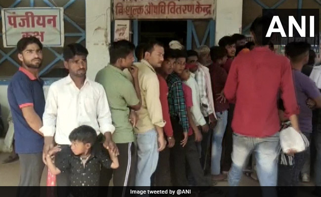 पागल कुत्ते ने भैंस को काटा, मगर अस्पताल में एंटी रेबीज टीका लगवाने पहुंचे सैकड़ों लोग