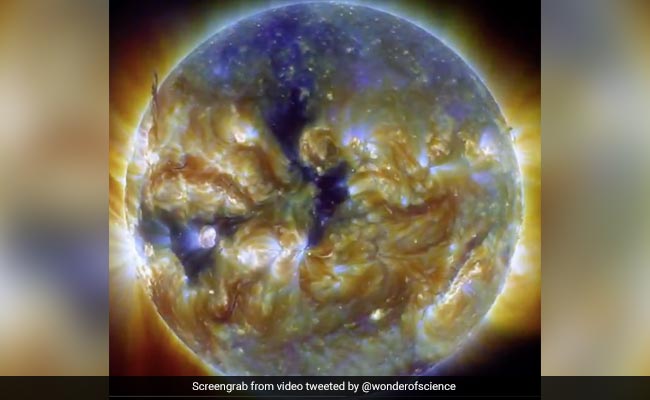 Watch: Mesmerising Timelapse Of The Sun In Ultraviolet Light, Captured Over The Course Of A Month