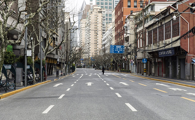 Shanghai Bars All From Leaving Homes, Even Walking Pets As Cases Jump