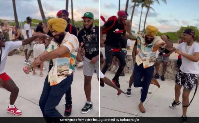 Viral Video: This Sikh Man's Impromptu Dance In Miami Is A Whole Mood