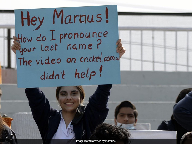 Marnus Labuschagne's Epic Replies To Pakistani Fans' Innovative Placards In Rawalpindi. See Pics