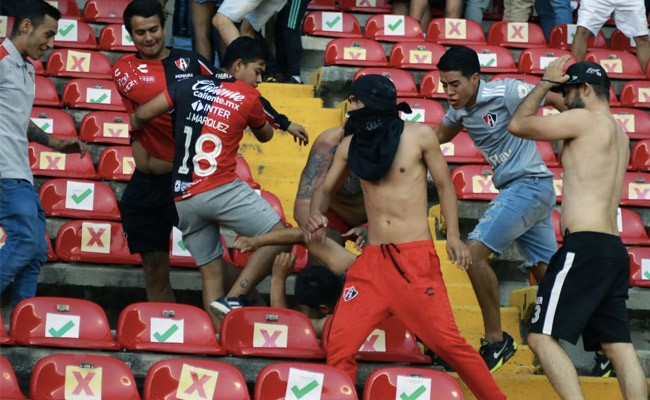 Kicks And Punches As Rival Fans Clash At Mexico Football Match; 26 Injured