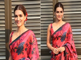 Kriti Sanon's Floral Charm In A Gorgeous <i>Saree</i> Is An Ode To Spring Kriti Sanon's Floral Charm In A Gorgeous <i>Saree</i> Is An Ode To Spring