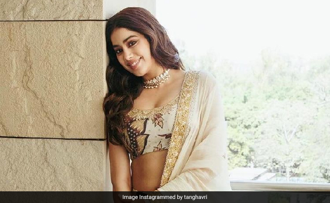 Janhvi Kapoor In An Ivory Floral Printed Lehenga Is All Things Nice On A Summer Day