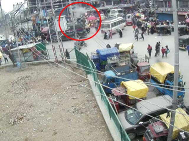 CCTV Video Shows Grenade Attack In Crowded Srinagar Market