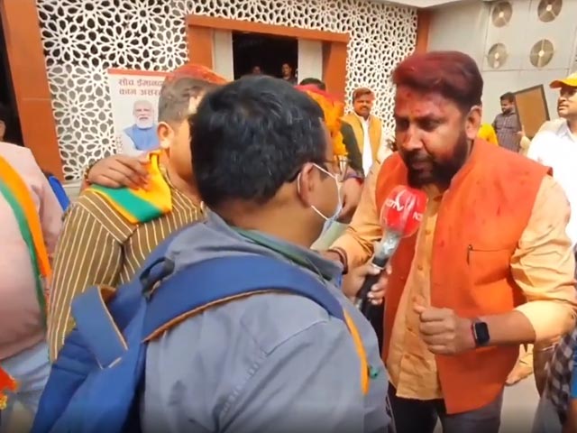 Elections 2022: Major Celebrations At BJP Office In Lucknow - NDTV Reporter Diaries