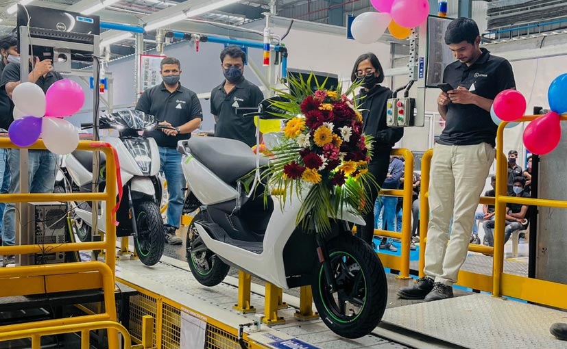 Ather Energy Rolls Out 25,000th 450X Electric Scooter