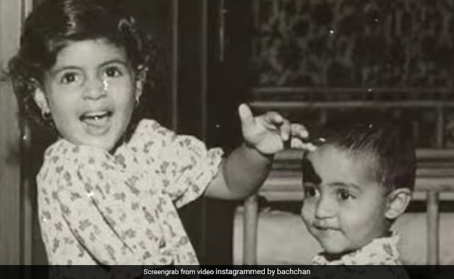 तस्वीर में दिख रहा ये छोटा बच्चा है बच्चन परिवार का सदस्य, 46 सालों बाद कर रहा है 'दसवीं'