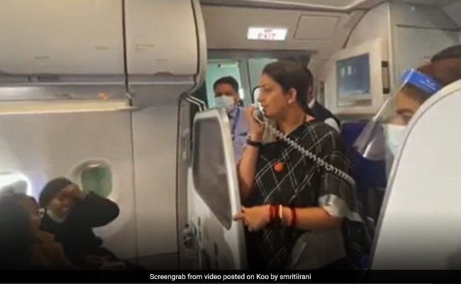 Watch: Minister Smriti Irani's Welcome For Indians Evacuated From Ukraine