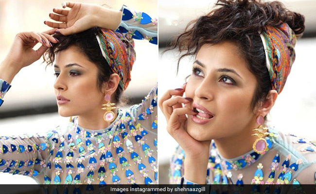 Shehnaaz Gill's Multi-Tonal Embellished Look Is Giving Us A Rainbow's Worth Of Style