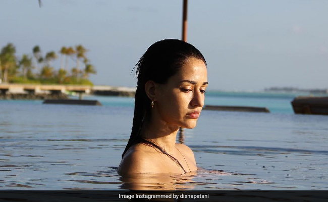 Sunkissed And Stunning, Disha Patani's Skin Looks Flawless As She Makes A Splash In A Pool