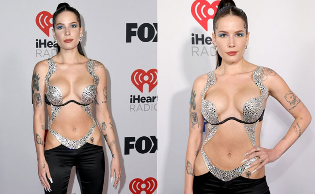 We Heart Halsey's Eye-Popping Cutout Jumpsuit For The iHeartRadio Music Awards 2022