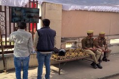 How EVMs Are Being Guarded At Lucknow Counting Centre How EVMs Are Being Guarded At Lucknow Counting Centre