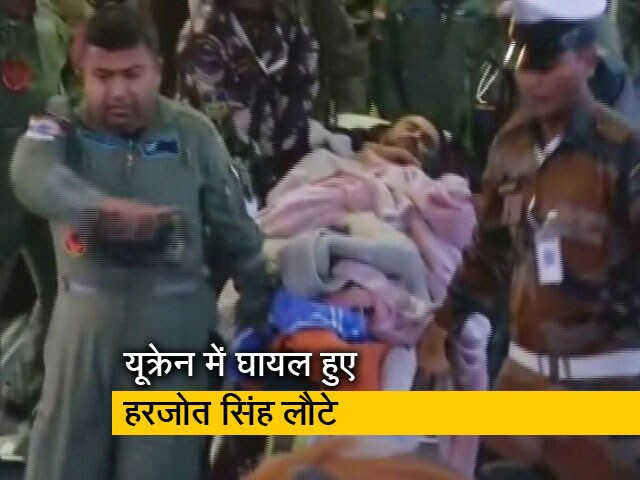 कीव में गोली से घायल हुए भारतीय छात्र हरजोत सिंह भारत लौटे