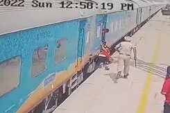 Watch: Man Dragged By Train Escapes "Jaws Of Death" Watch: Man Dragged By Train Escapes "Jaws Of Death"