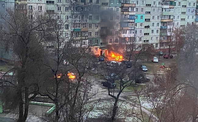 Russian Shelling Holds 4,00,000 "Hostage" In Mariupol, Says Ukraine