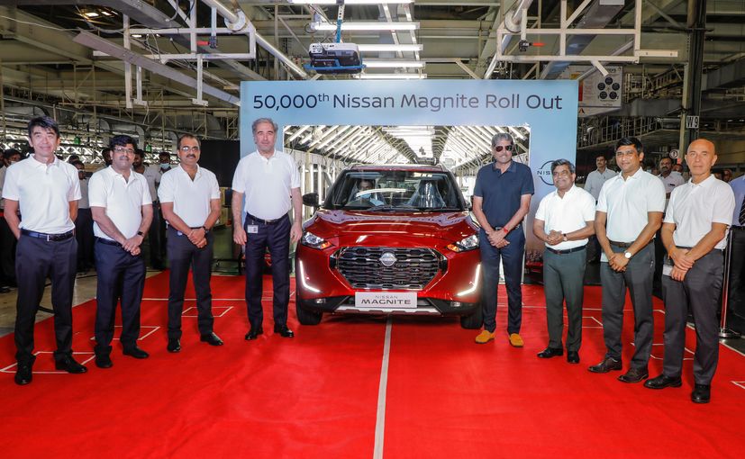 50,000th Nissan Magnite Rolls Off The Production Line