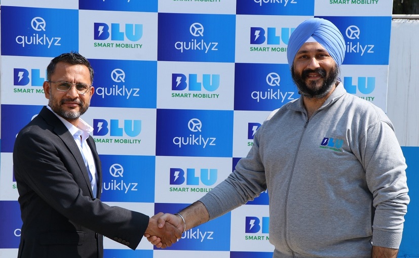 Quiklyz Partners With BluSmart To Provide 500 Electric Vehicles On Lease