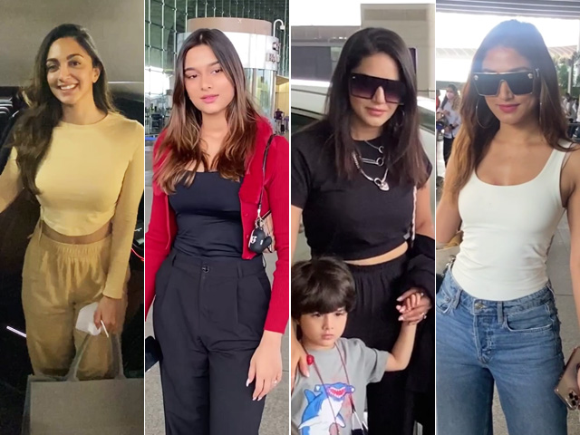 Kiara Advani Rocks Monotone Outfit At The Airport