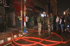 Cylinder Blasts After Fire At Jammu Shop, 4 Dead, 15 Injured Cylinder Blasts After Fire At Jammu Shop, 4 Dead, 15 Injured