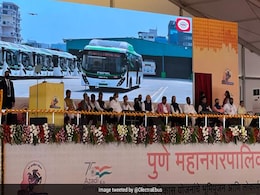 PM Modi Dedicates 150 Electric Buses For Public Transport In Maharashtra's Pune PM Modi Dedicates 150 Electric Buses For Public Transport In Maharashtra's Pune