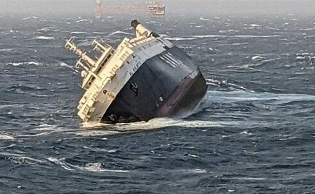 UAE Cargo Ship Sinks Off Iran, All But One Crew Rescued